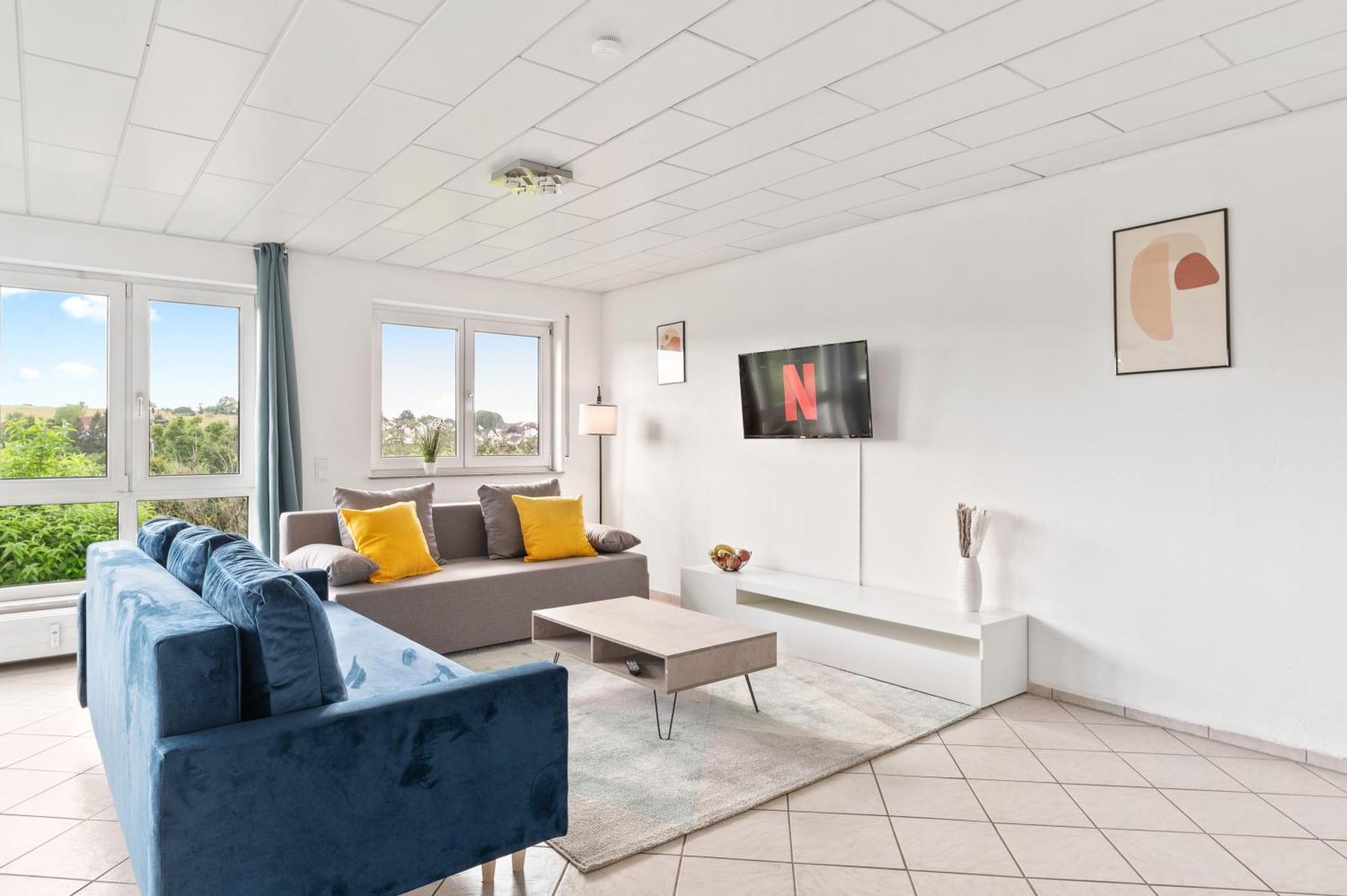 Sunshine - 4 Personen Airport Messe Mit Tg-Garage Apartment Ostfildern Bagian luar foto