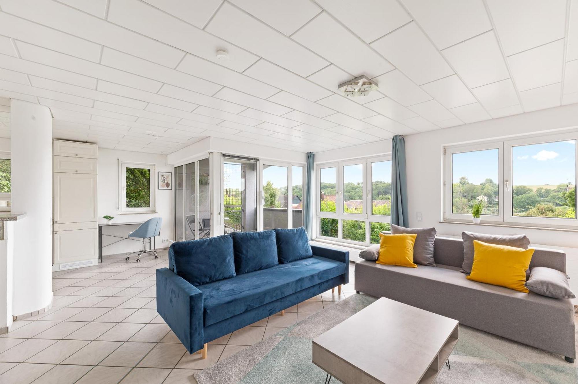 Sunshine - 4 Personen Airport Messe Mit Tg-Garage Apartment Ostfildern Bagian luar foto